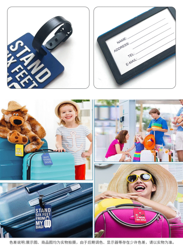 Bag Tag Karet Custom - Gambar 3