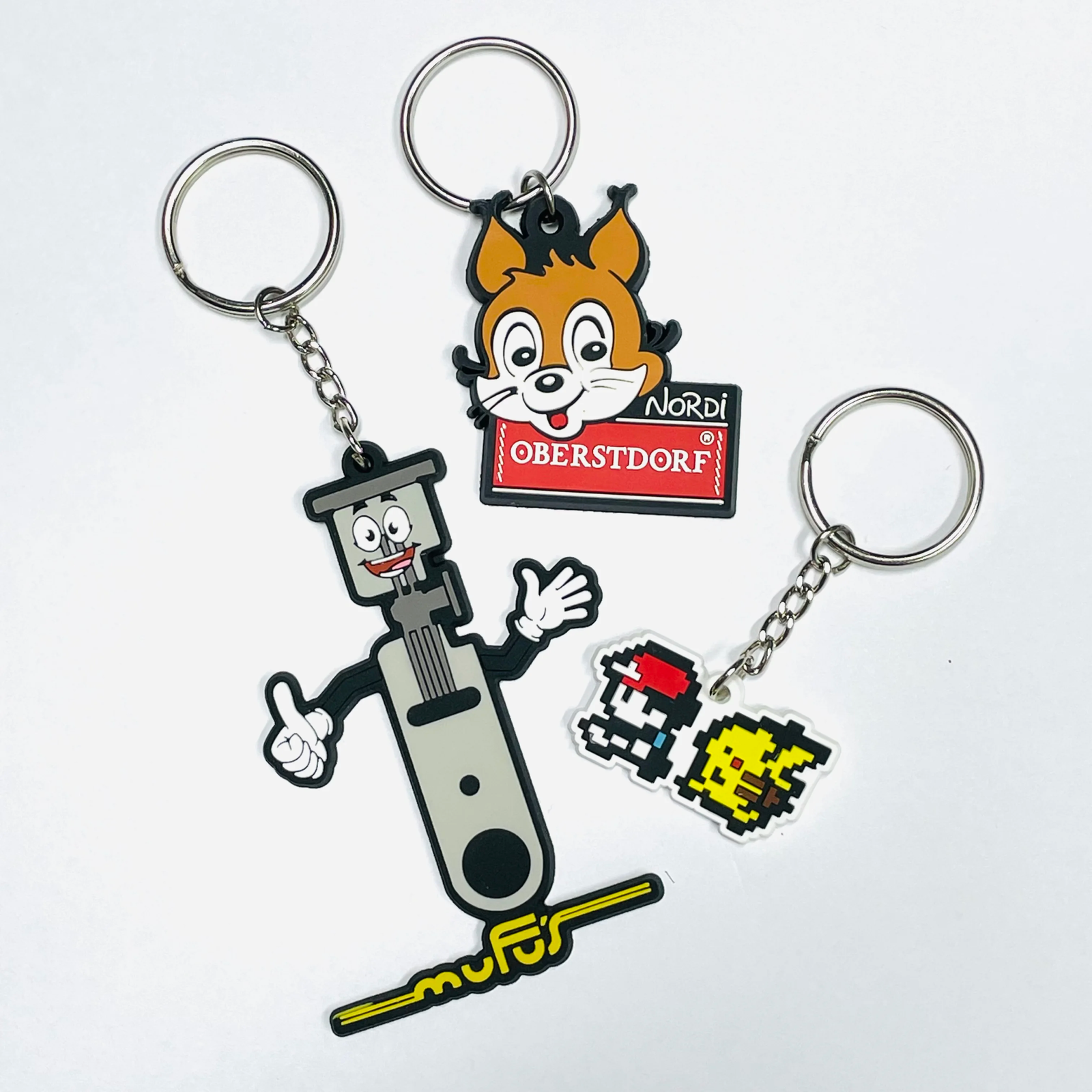 Gantungan kunci karet bandung